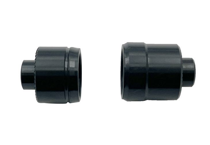 Rear hub end caps QR - RATCHET SYSTEM